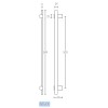 Greep Tense BB500 mat zwart