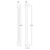 Greep Rivio GL501 PVD mat zwart