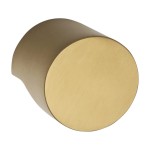 Voordeurknop Rivio GL200V PVD mat goud
