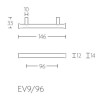 Meubelgreep Nour EV9/96 gepolijst RVS