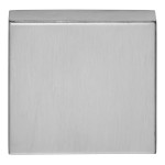 Blindplaatje Basic BSQN53 mat RVS