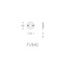 Blind plaatje FVB40 RVS