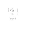 Cilinderrozet FVBY48 RVS Cilinderrozet FVBY48 RVS