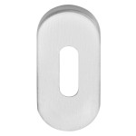 Sleutelplaatje LBN32 ovaal mat RVS en diverse finishes