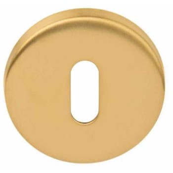 Sleutelplaatje Basic LBN50 mat goud PVD