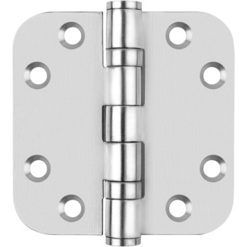 Kogellager scharnier LBSA8989 afgerond mat RVS