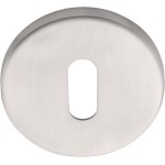 Sleutelplaatje D6 mat RVS