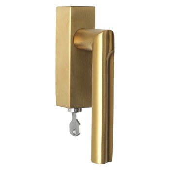 Draaikiep Eclipse afsluitbaar DR103-DKLOCK PVD mat goud rechts