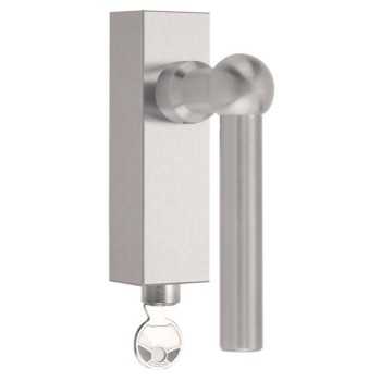 Draaikiepsluiting afsluitbaar FVL110-DKLOCK mat RVS