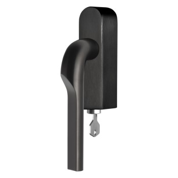 Draaikiep Rivio afsluitbaar GL100-DKLOCK PVD mat zwart rechts