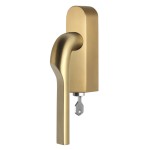 Draaikiep Rivio afsluitbaar GL100-DKLOCK PVD mat goud rechts
