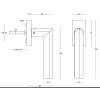 Draaikiep Eclipse DR102-DK mat RVS links