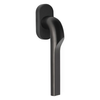 Draaikiep Rivio GL100-DK PVD mat zwart links
