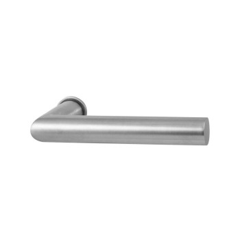 Deurkruk Toledo rond mini rozet RVS
