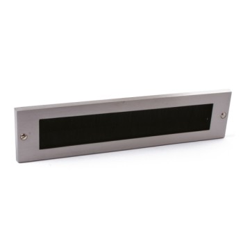 Tochtborstel recht Alena Inox PVD