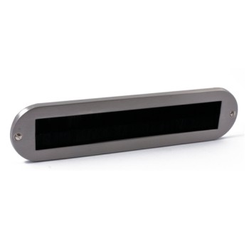 Tochtborstel ovaal Aart Inox PVD