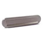 Briefplaat ovaal Ronald Inox PVD 