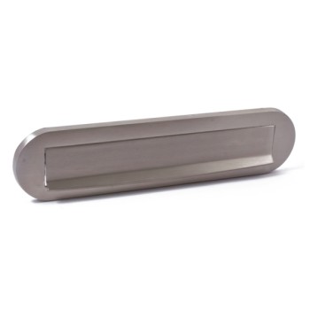 Briefplaat ovaal Ronald Inox PVD 