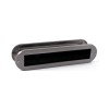 Briefplaatcombinatie ovaal Inox PVD