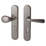 Veiligheidsset Kira met knop Golf en kruk Silvia RVS PVD