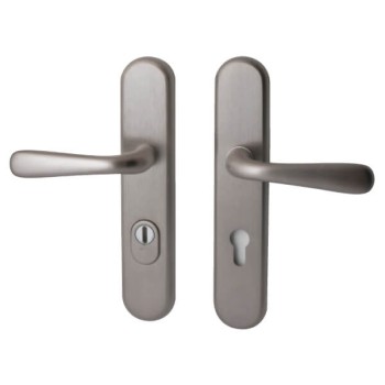 Veiligheidsset Kira met deurkrukken Silvia PVD Inox