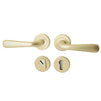 Achterdeurset Champagne PVD