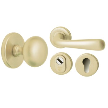 Voordeurset Champagne PVD
