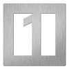 Huiscijfer Didheya 150x150mm Inox