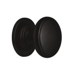 Voordeurknop Pragma 70mm Puurzwart 