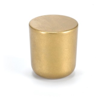 Meubelknop mini 24mm messing getrommeld