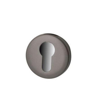 Cilinderrozet Artax gunmetal PVD