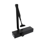 Deurdranger met schaararm DR 120 Intersteel mat zwart