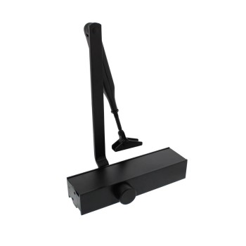 Deurdranger met schaararm DR 120 Intersteel mat zwart