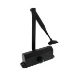 Deurdranger met schaararm DR 122 Intersteel mat zwart