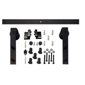 Schuifdeursysteem 2 meter Intersteel staal mat zwart