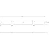Tussenrail 90cm, staal tbv schuifsysteem Intersteel mat zwart Tussenrail 90cm, staal tbv schuifsysteem Intersteel mat zwart