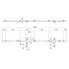 Schuifdeursysteem 2 meter hangrollen recht 290mm Intersteel RVS