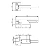 Kierstandhouder Intersteel RVS Curve