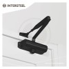 Deurdranger met schaararm DR 122 Intersteel mat zwart