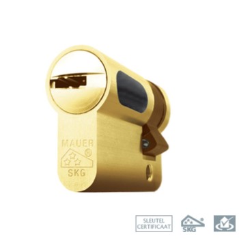 Mauer New Wave 4  31/9messing halve cilinder