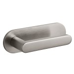 Deurkruk Olivari Link horizontaal schild RVS mat titaan PVD
