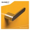 Deurkruk Olivari Radial chroom mat