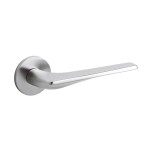 Deurkruk Olivari Twist rond rozet mat chroom