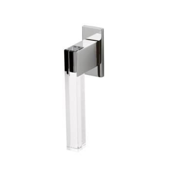 Draaikiep Olivari Ice Cube chroom transparant