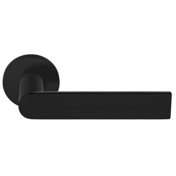 Deurkruk Piet Boon ARC PBA100-G mat zwart PVD geveerd
