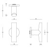 Deurkruk Piet Boon INC PBI103-G mat RVS geveerd