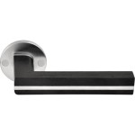 Deurkruk Piet Boon TWO PBL22/50 RVS/zwart eiken