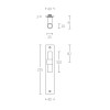 Deurkruk Piet Boon ONE PBT20P236 mat zwart