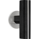 Deurkruk Piet Boon TWO PBT22/50 RVS/eiken zwart