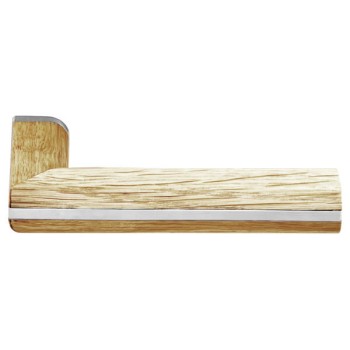 Deurkruk Piet Boon TWO PBL22-ZR (gatdeel) RVS/eiken
